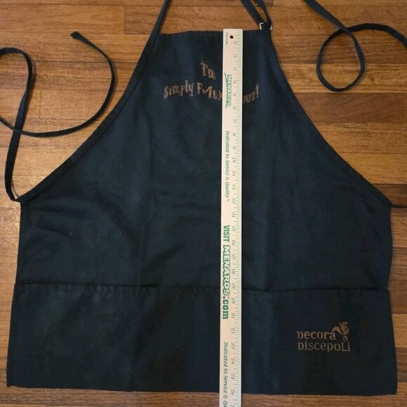 Black Adjustable Painting Cooking Apron I'm Simply Fauxbulous Faux Finishing - Picture 7 of 7